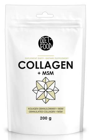 Oksekollagen + MSM instant kosttilskud 200 g - Diet-Food