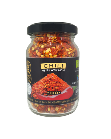 Glutenfri chiliflager bio 60 g - Five Transformations